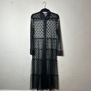Zara Polka Dot Maxi Dress